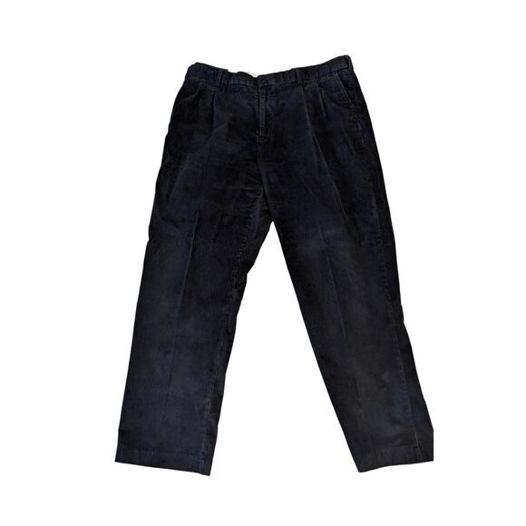 Lands End Men's‎ Traditional Fit Corduroy Pants Size 40 Slate Blue Grampa Core - Picture 1 of 7